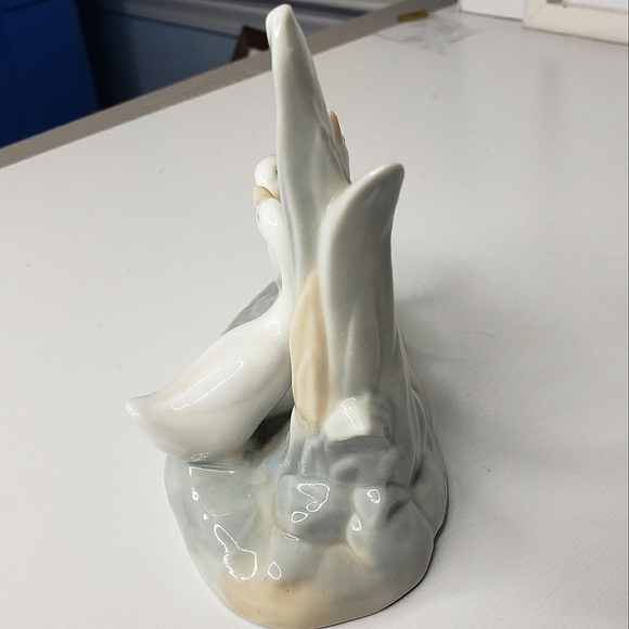 Llardo Naomi 3 Geese Reeds Retired Daisa Hand Painted Spain Porcelain Figurine - Picture 9 of 12